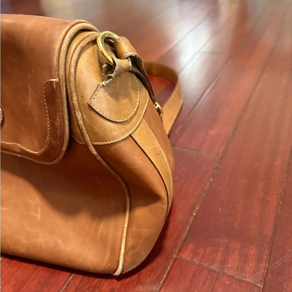 Vintage Gucci Brown Leather Shoulder Bag - Picture 11 of 16